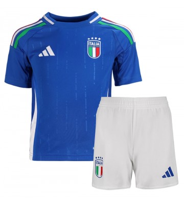 Italy Replica Home Stadium Kit for Kids Euro 2024 Short Sleeve (+ pants)